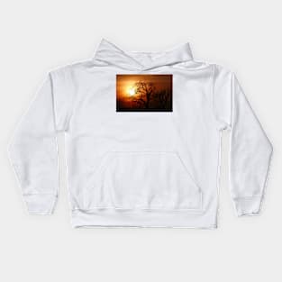 Winter Dusk Kids Hoodie